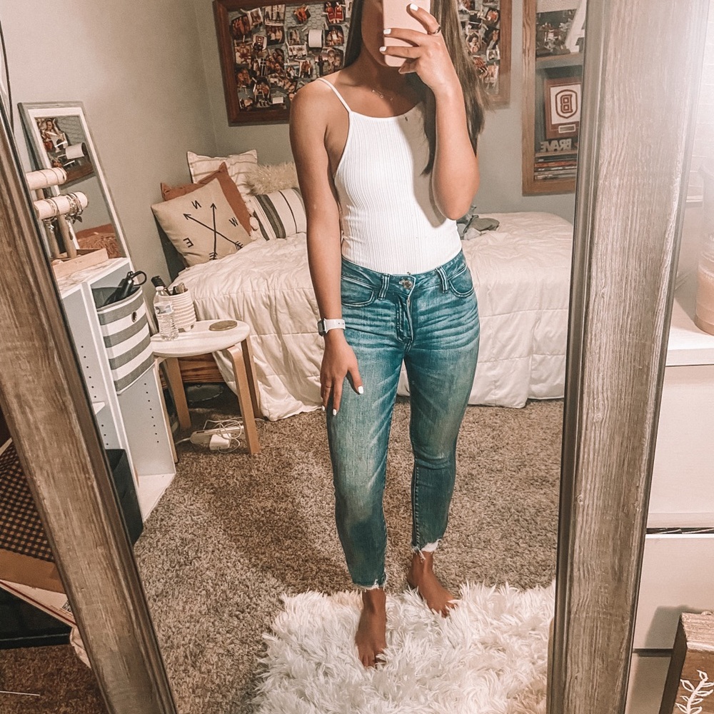 High rise jegging